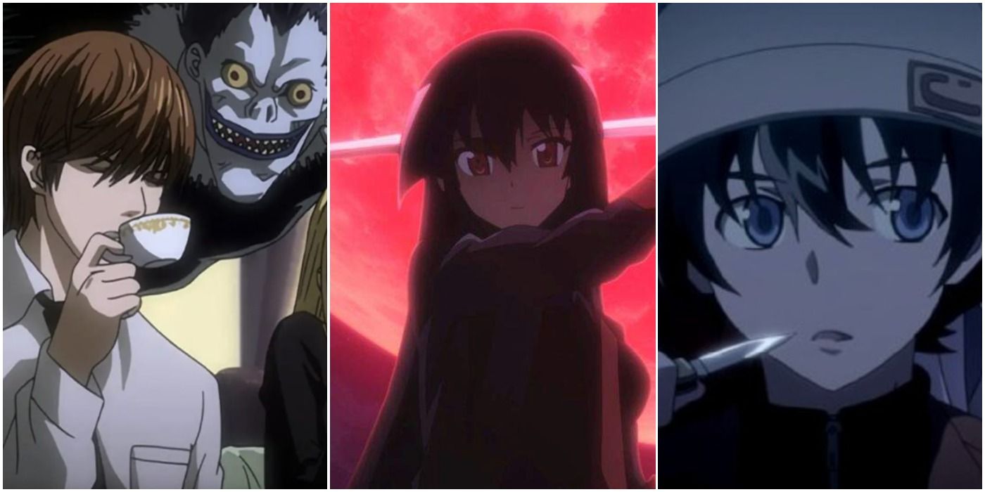 Edgiest Shonen Anime Death Note Akame Ga Kill Future Diary Trio Header