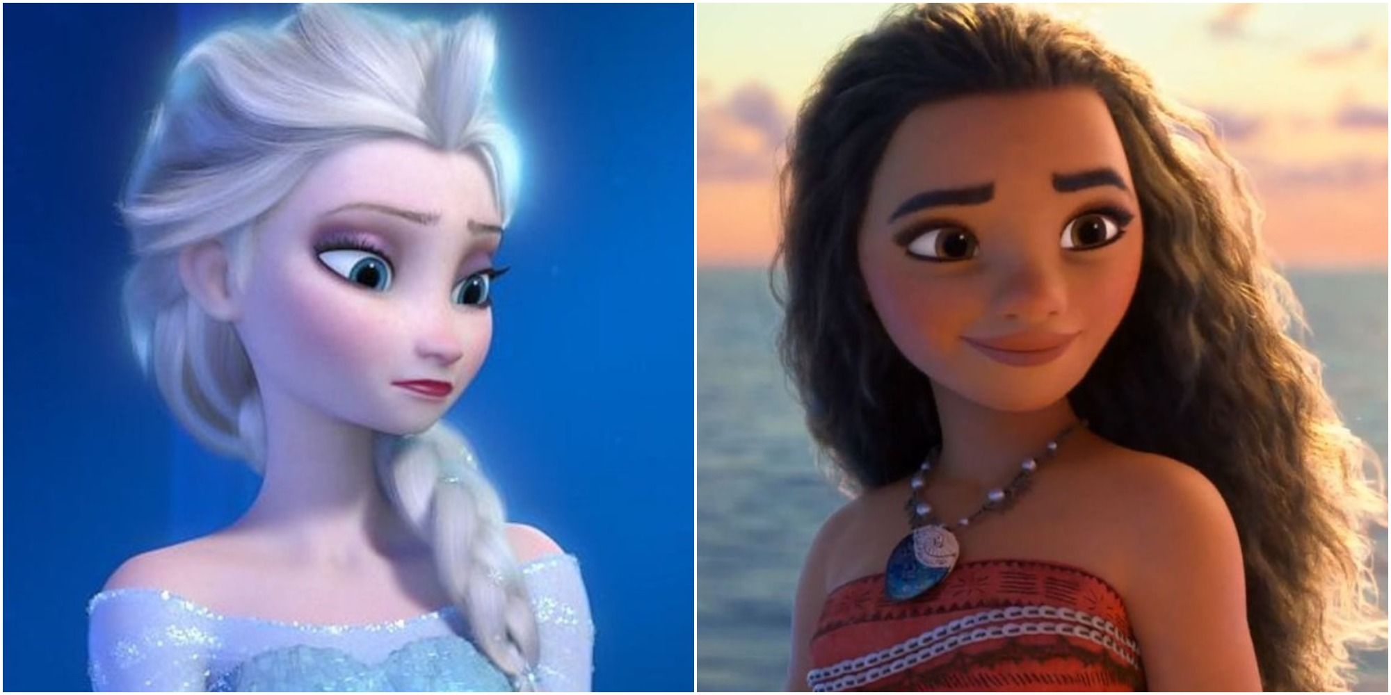 Elsa and Moana