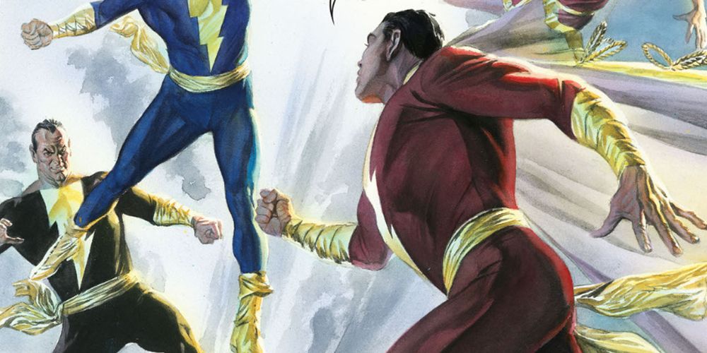 Black Adam manipulates Captain Marvel Jr. to fight against Shazam