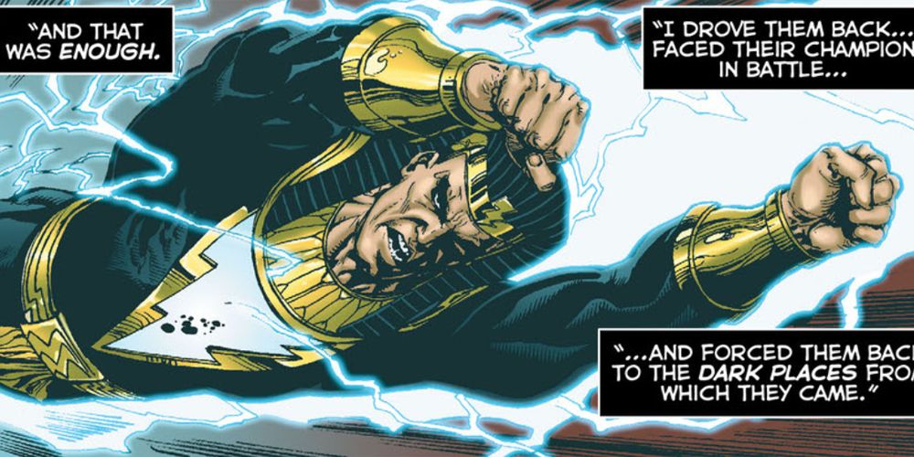 black adam saving his people in ancient times