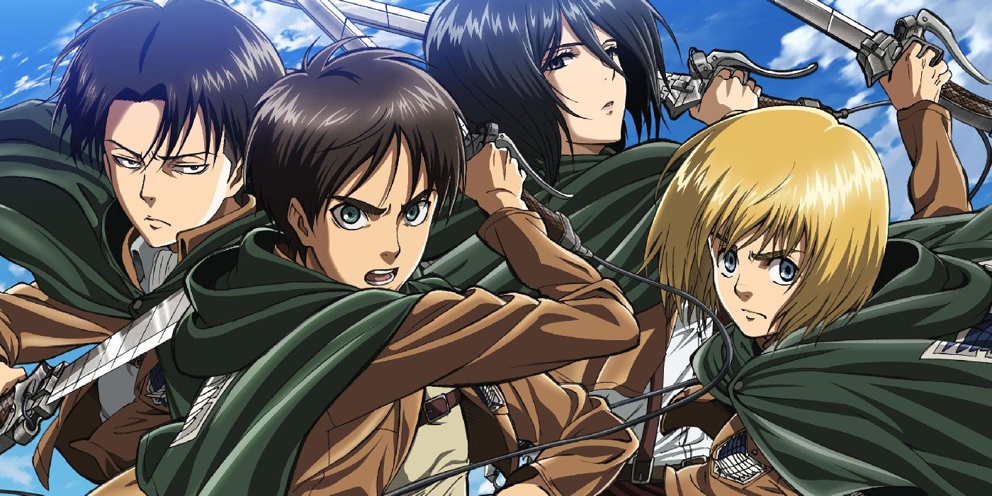 Eren Leads The Survey Corps In Attack On Titan
