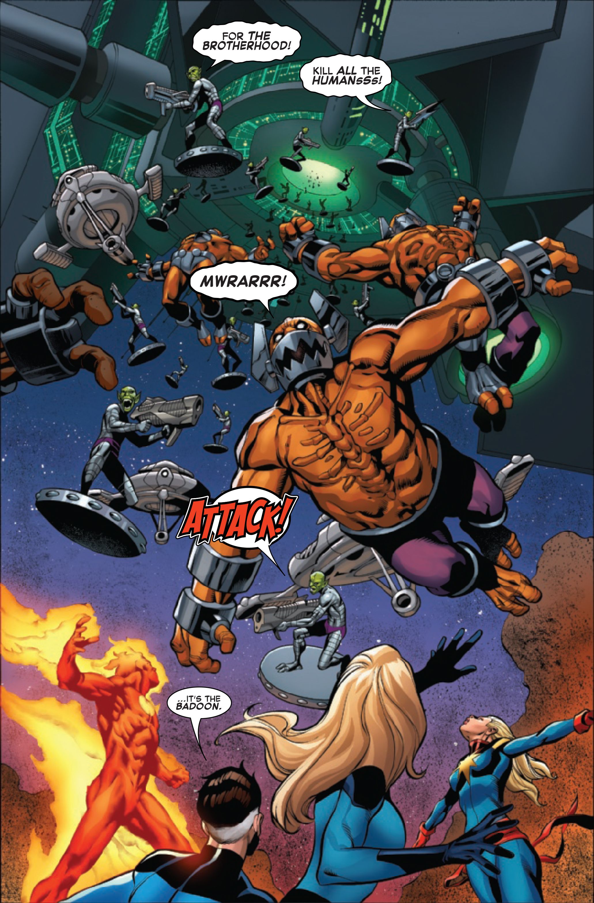 Page 5 of Fantastic Four: Reckoning War Alpha #1, by Dan Slott, Carlos Pacheco, Rafael Fonteriz and Carlos Magno.
