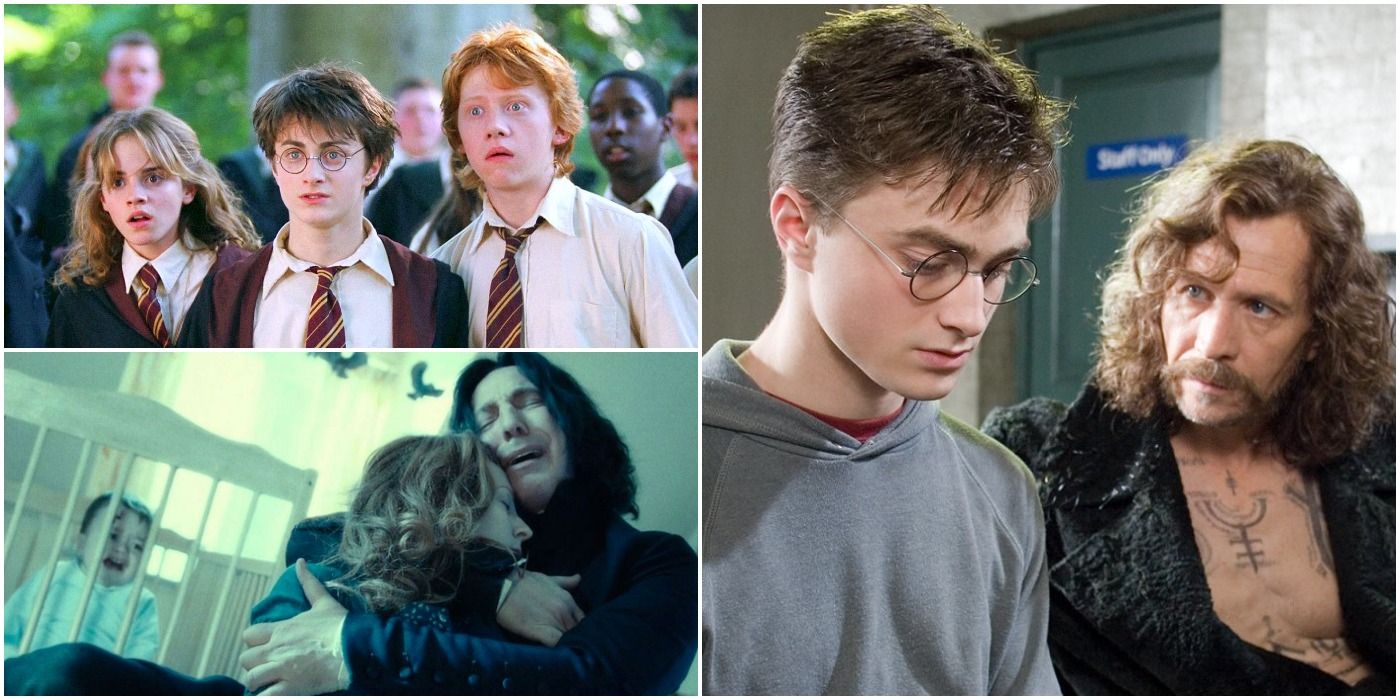 Harry, Ron, & Hermione, Severus Snape & Sirius Black
