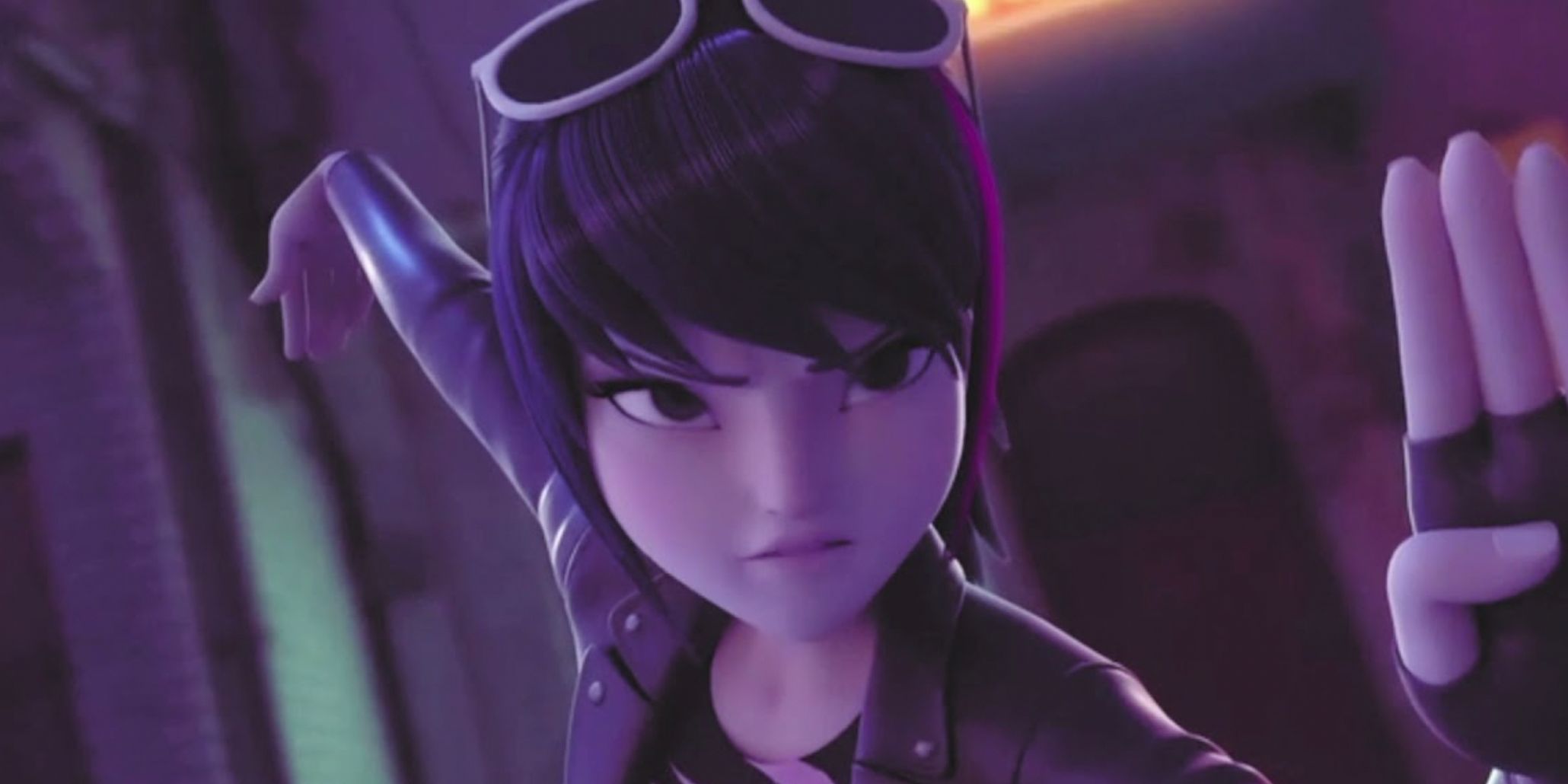 Fei gets ready for a fight in Miraculous World Shanghai