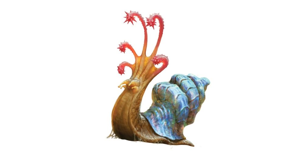 The spell-reflecting Flail Snail monster from Dungeons &amp; Dragons