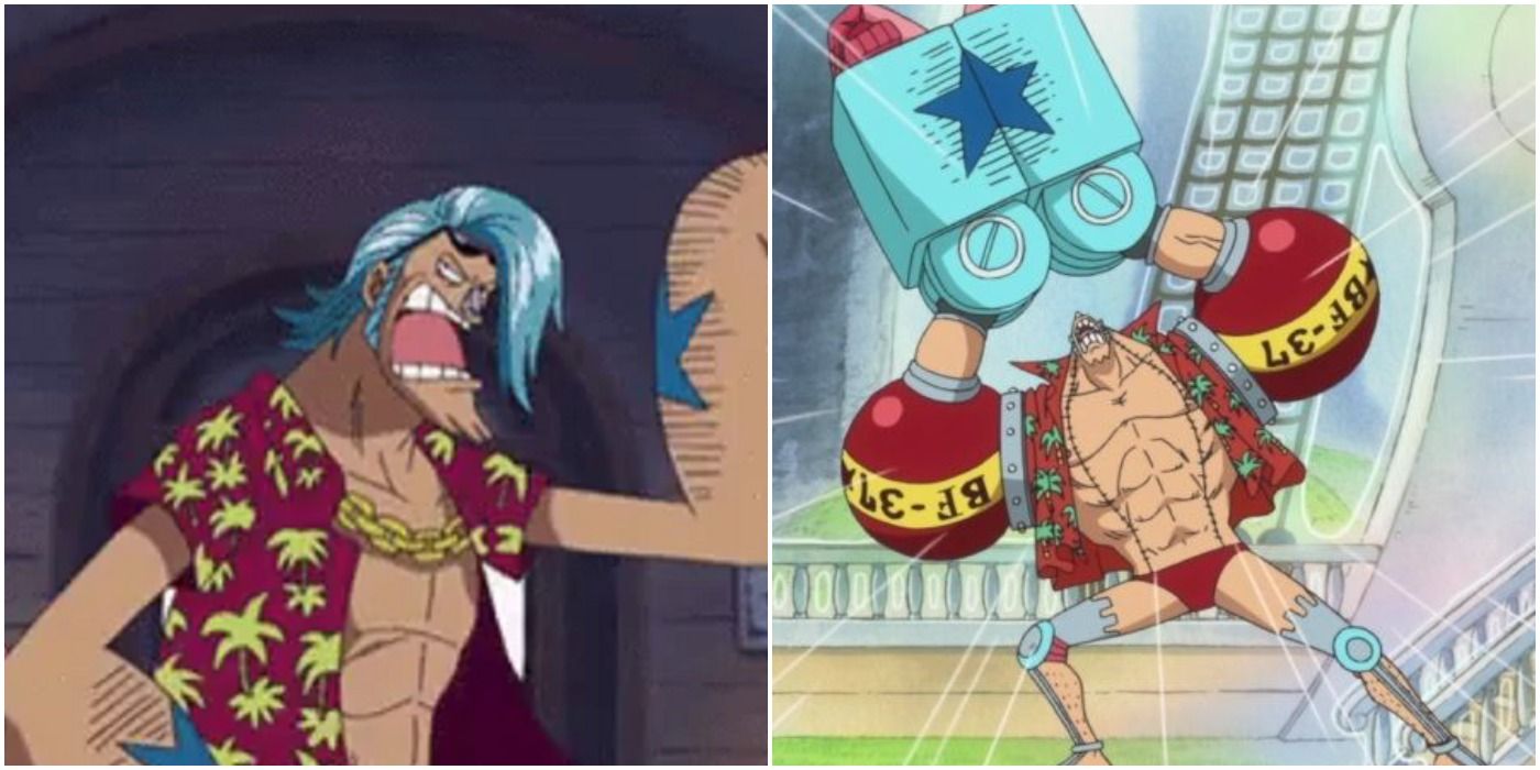 Retro One Piece Franky Anime Manga For Fans Sticker by Lotus Leafal - Pixels