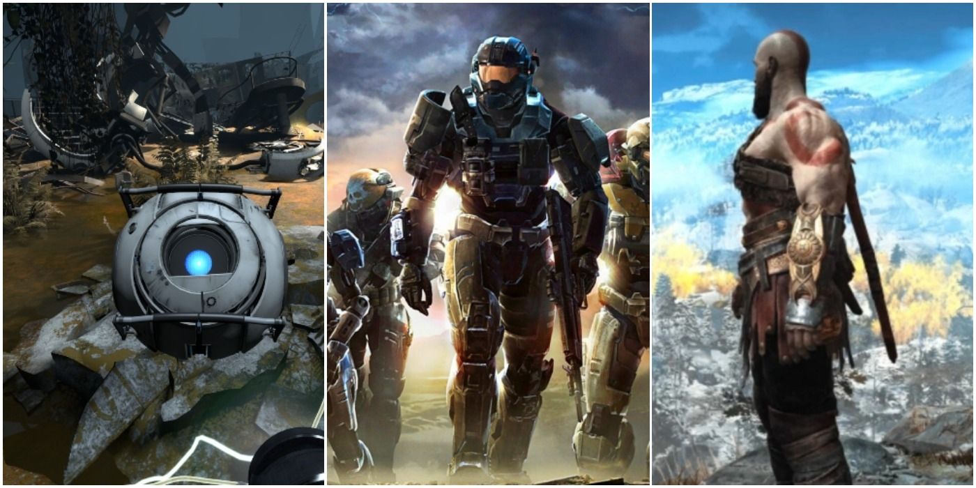 Games with surprisingly good writing featured image Portal 2 Halo Reach God of War