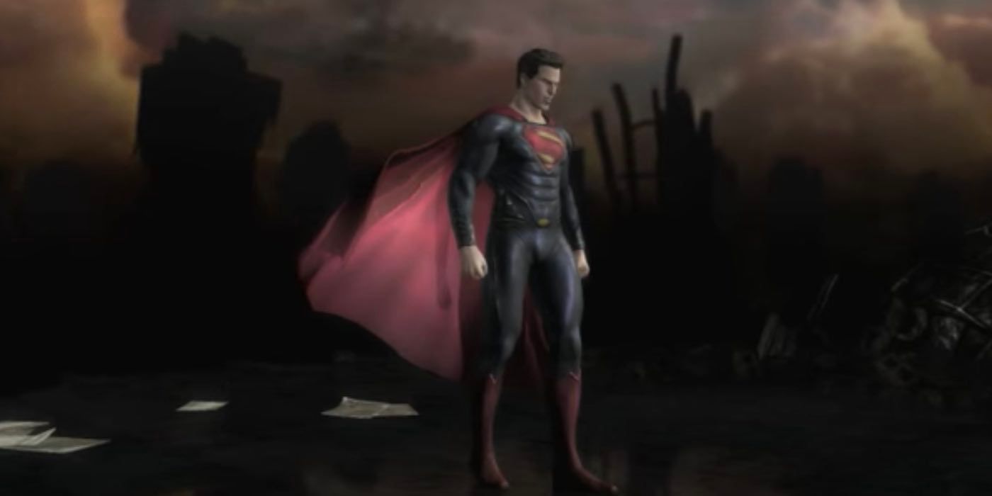 Injustice Man of Steel alternate character skin preview.