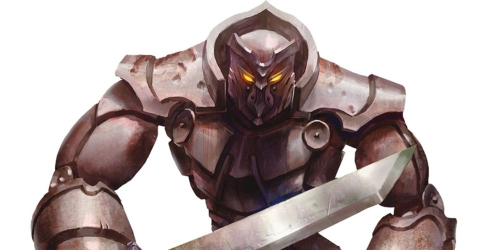 Golem De Fer Dans D&D