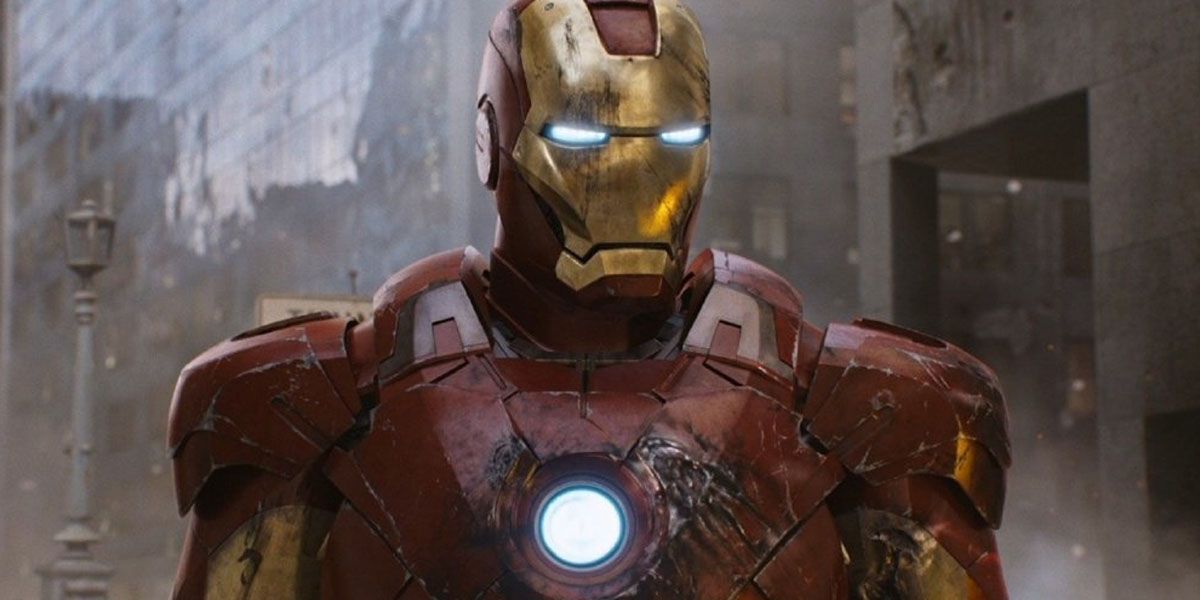 Tony in his Iron man suit