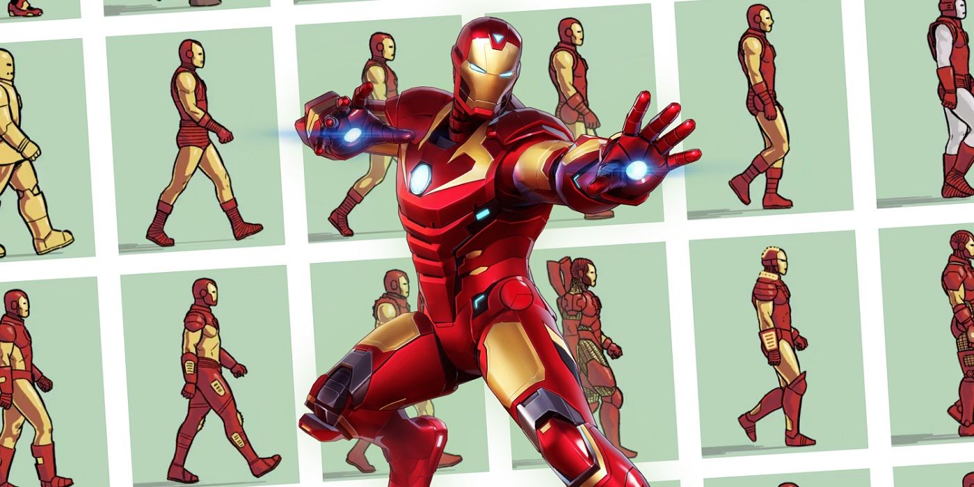 Tony Stark homaging Eadweard Muybridge Running man on the cover of Iron Man 17
