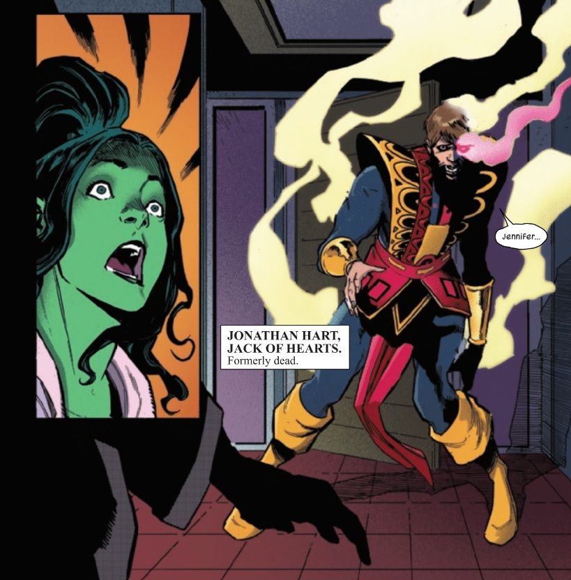 Jack of Hearts returns in She-Hulk by Roge Antonio