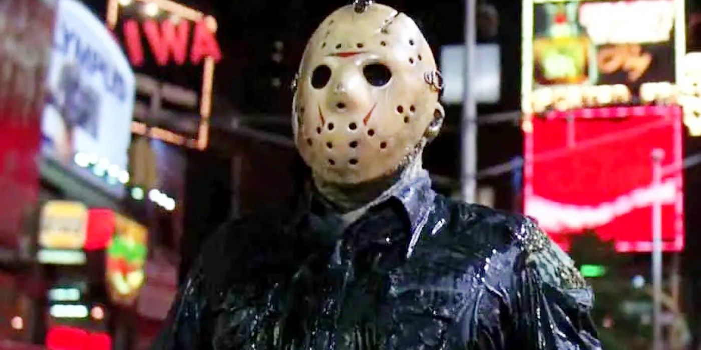 Jason Walks In Times Square In Friday The 13th Jason Takes Manhattan