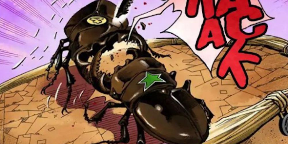JoJos Bizarre Adventure manga: JoJolion Stag Beetle Fight