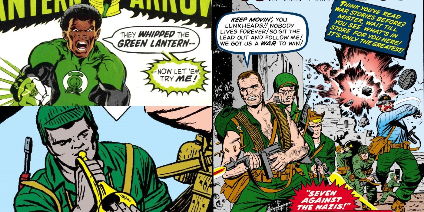 John Stewart Green Lantern Gabe Jones Nic Fury And His Howling Commandos