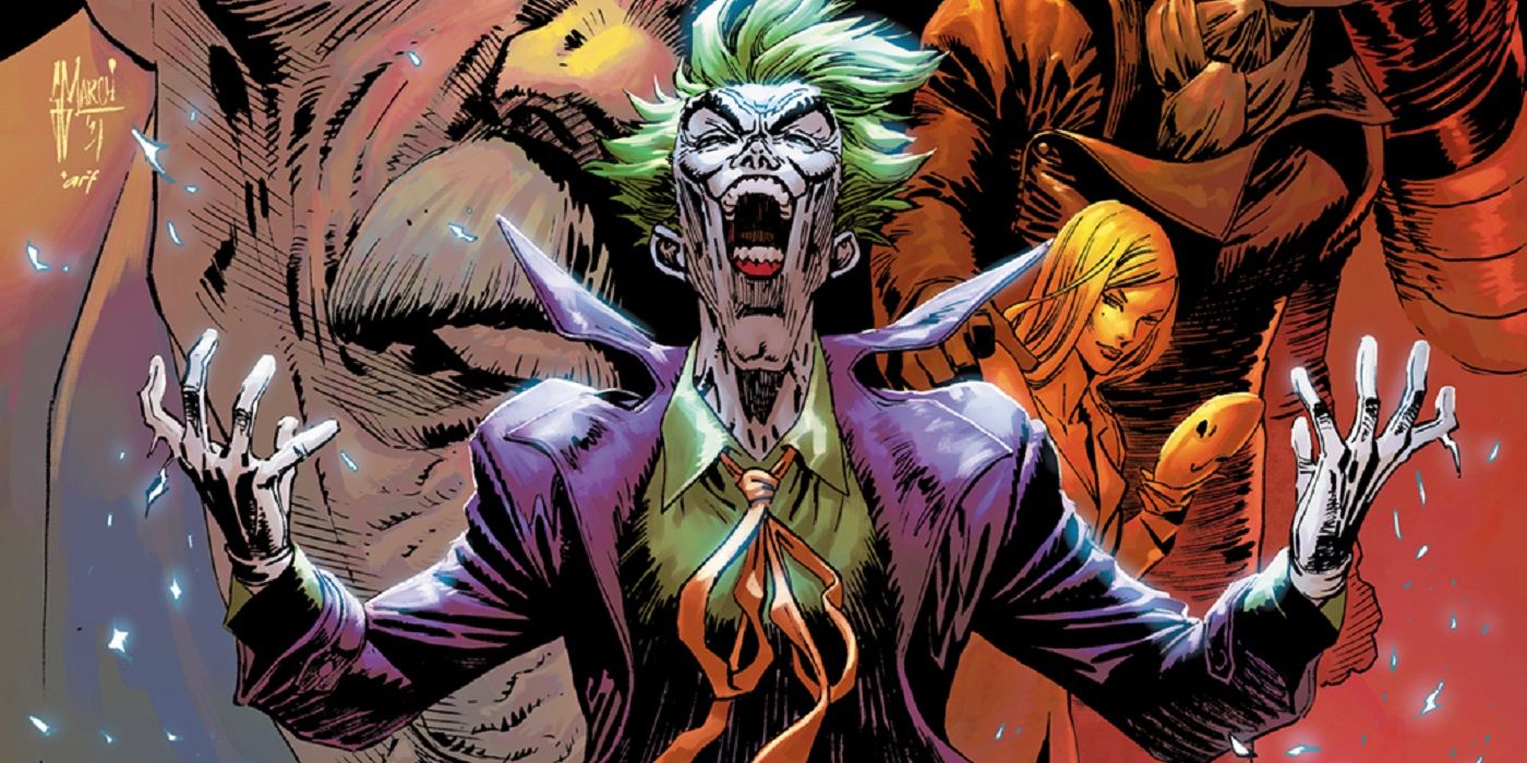 The Clown Prince of Crime on the cover of Joker 14 by Guillem March