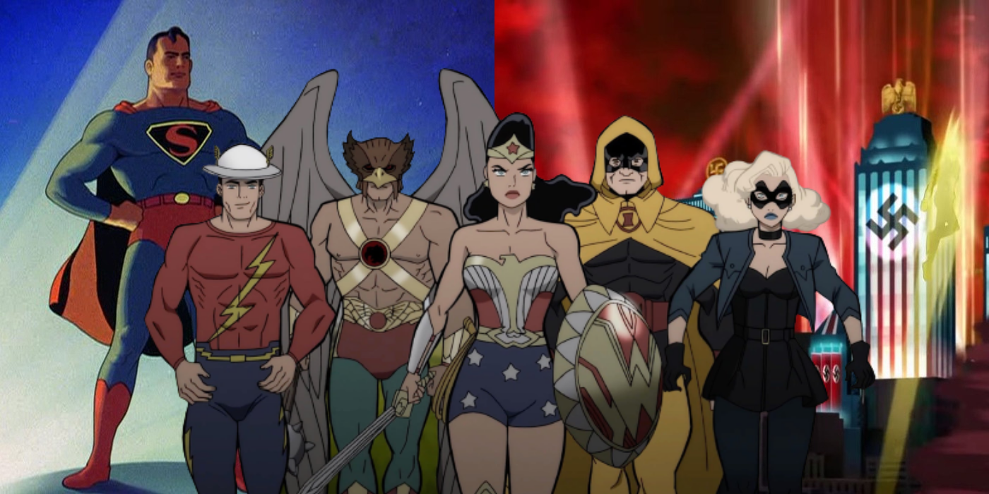 Justice Society World War II with Fleischer Superman and Freedom Fighters, The Ray