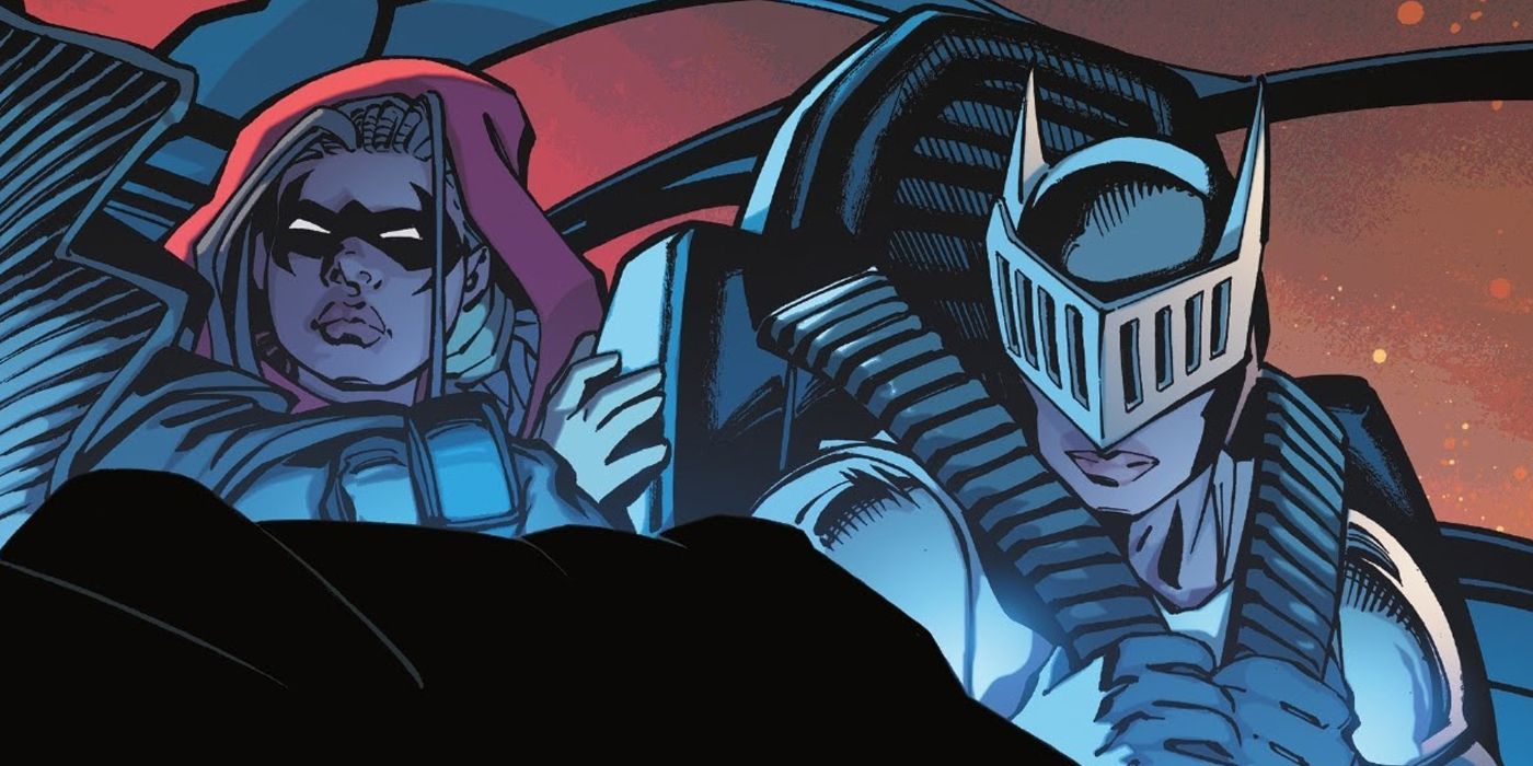 Knight and Squire in the Batmobile