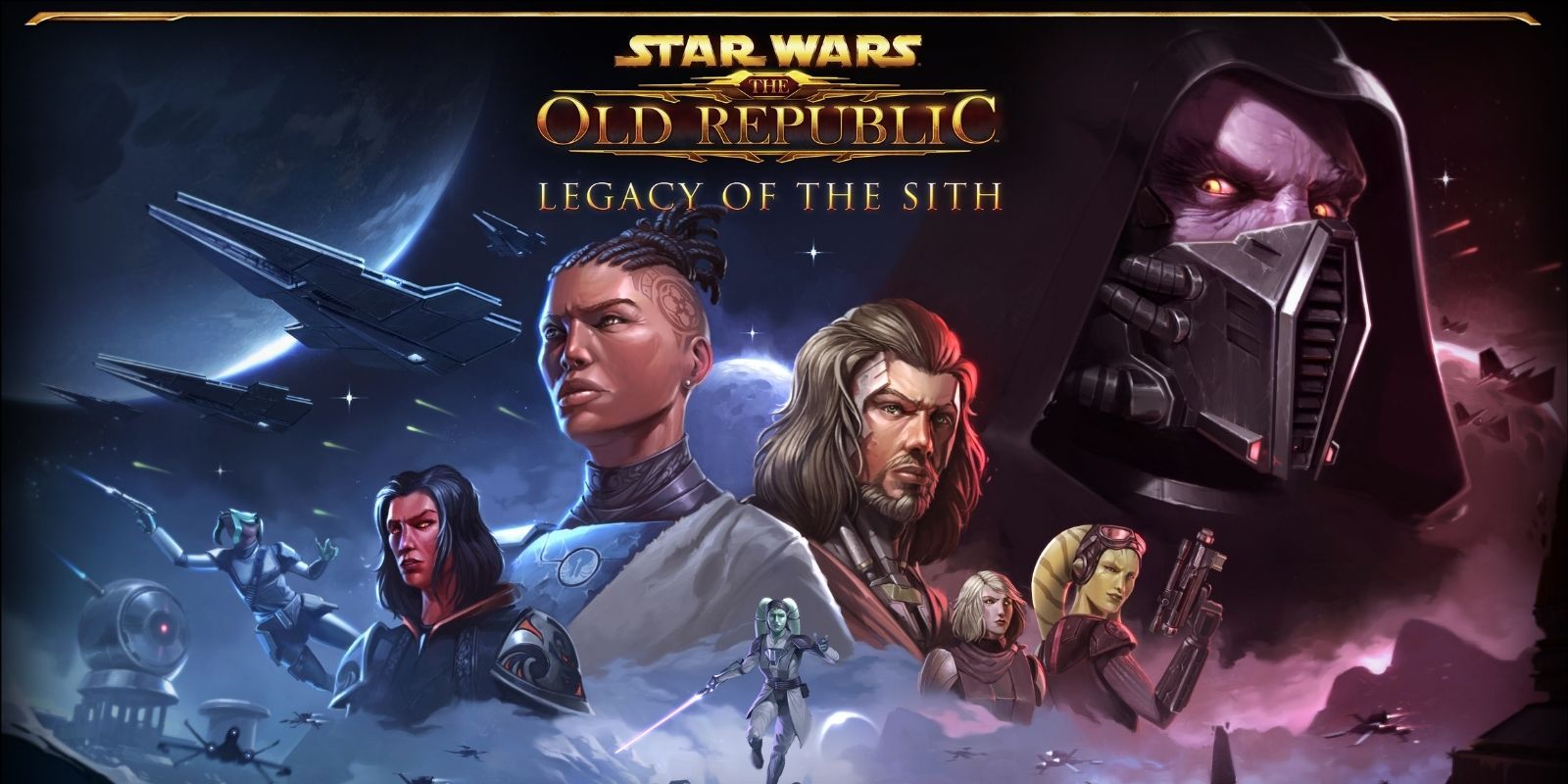 Key art for Star Wars: The Old Republic - Legacy of the Sith
