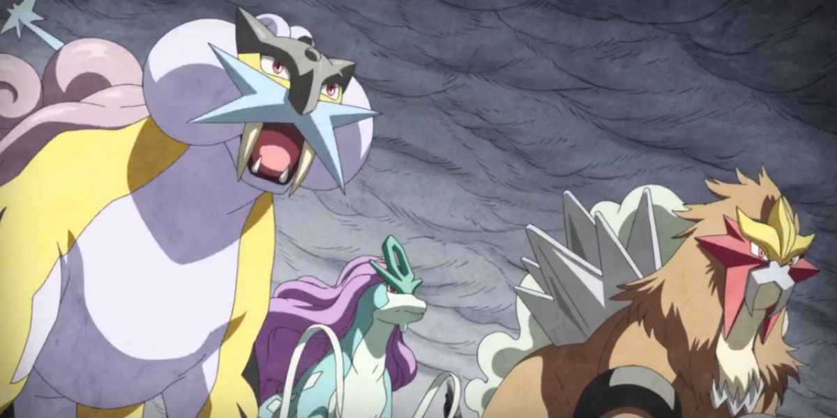 Entei Raikou Suicune - Pokemon Legendary Beasts Gender Difference. 