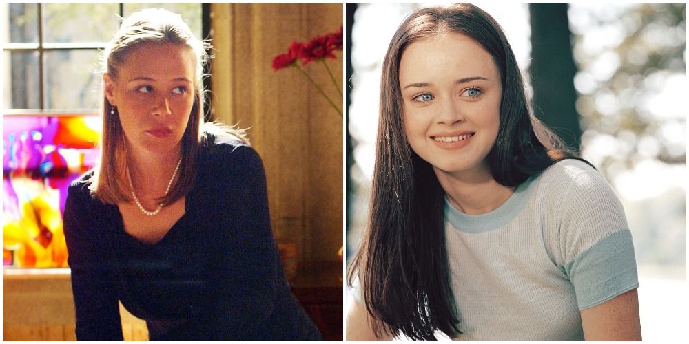 Liza Weil as Paris Geller, and Rory Gilmore in Gilmore Girls