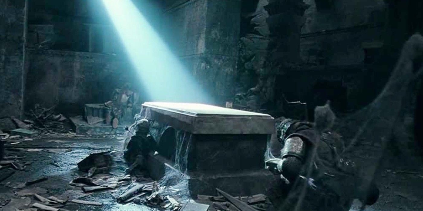 Lord of the Rings Balins tomb in Moria