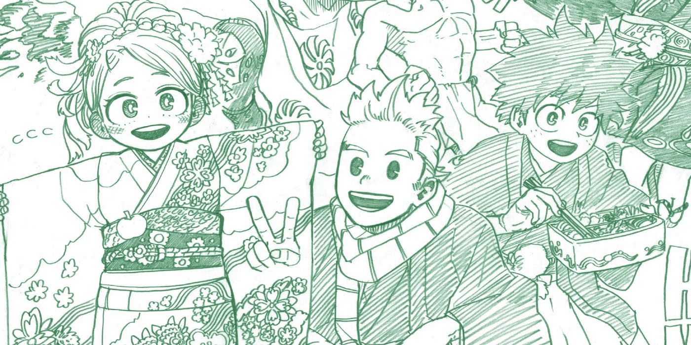 MHA Creator Releases Celebratory Art for the New Year