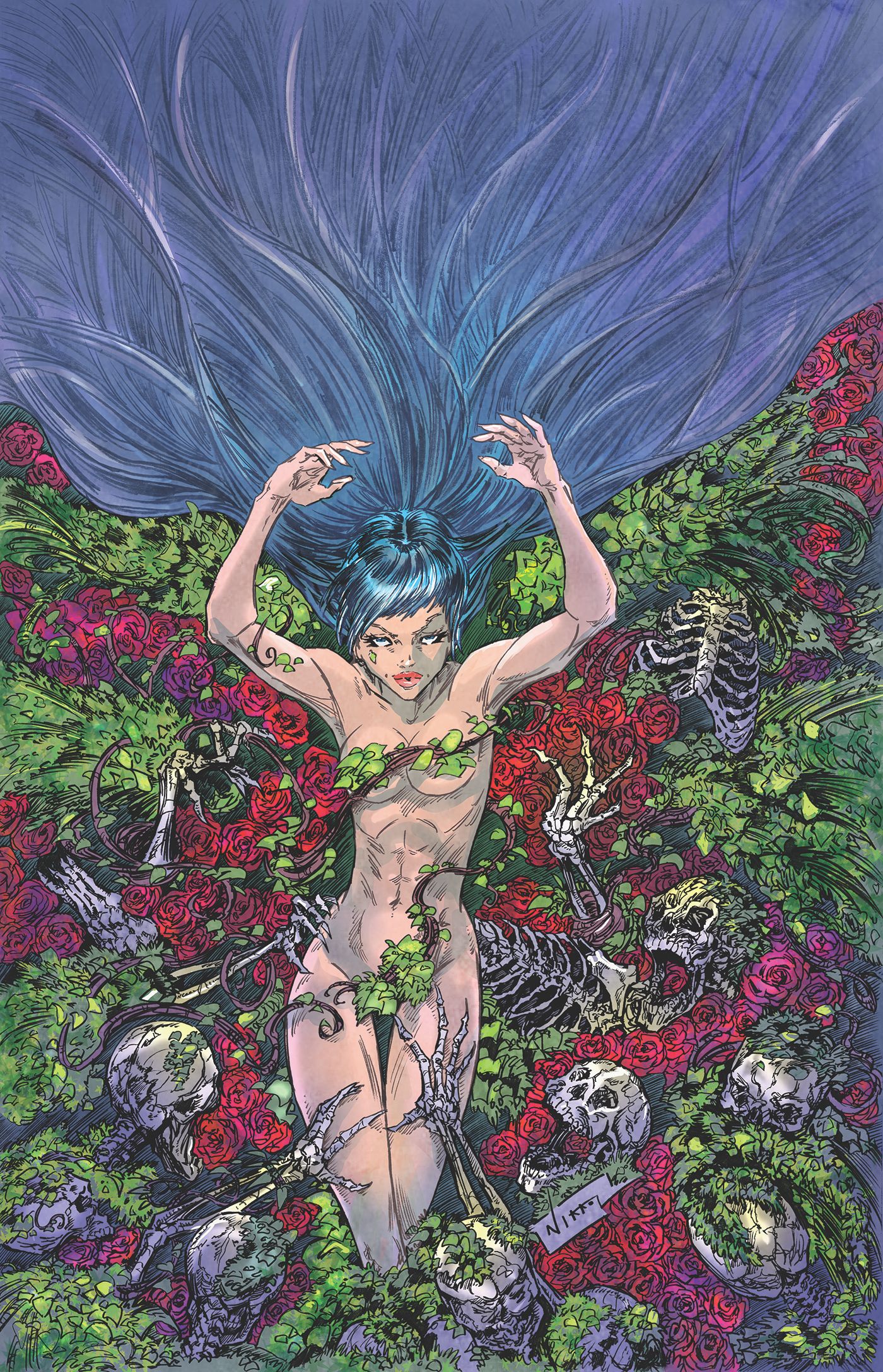 The cover for Midnight Rose by Jim Starlin and Nikkol Jelenic.