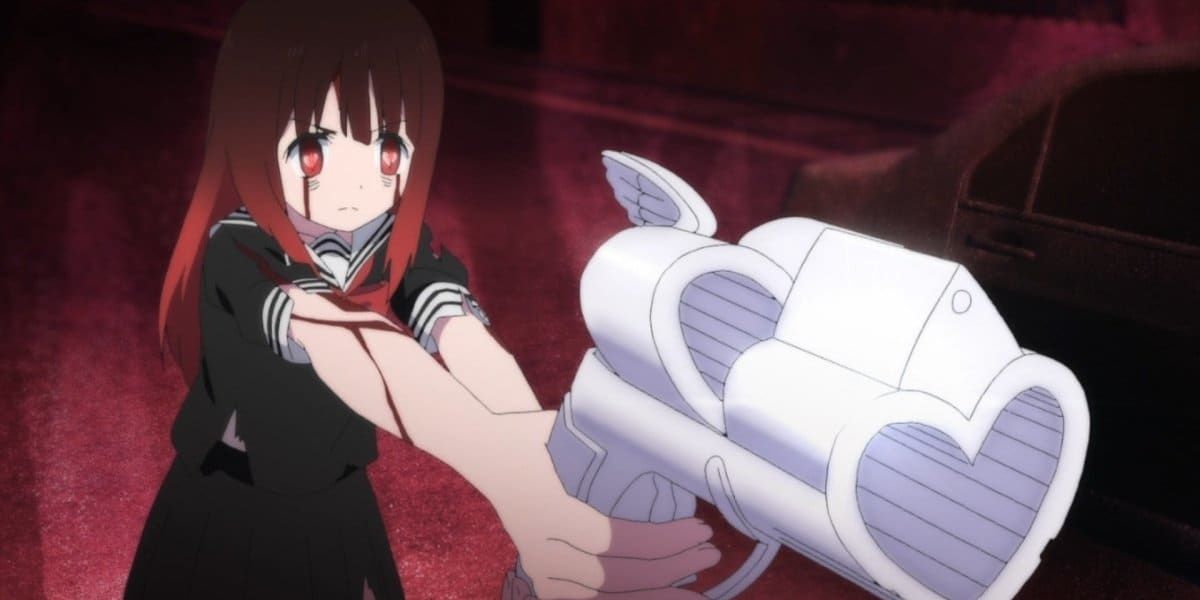 Anime Magical Girl Site Gun Pointed