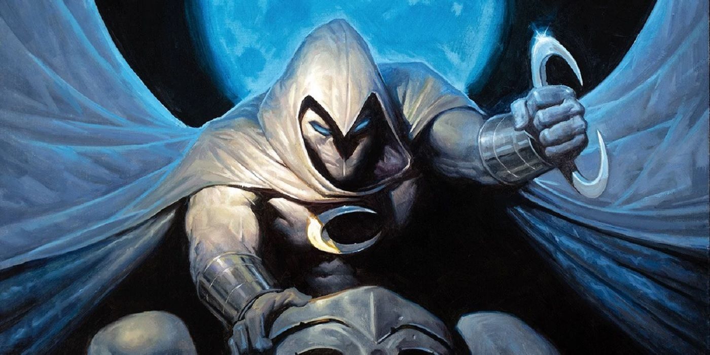 Marc Spector on the cover of Moon Knight 2 by EM Gist