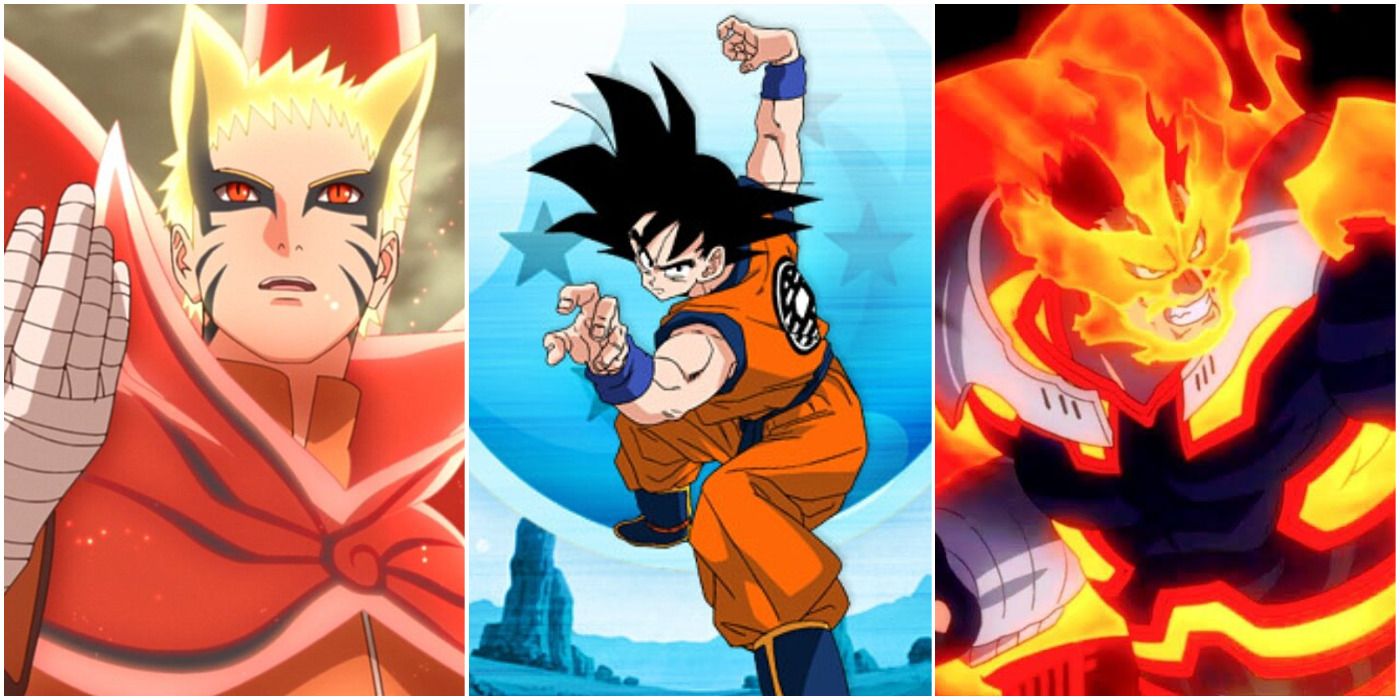 Naruto Goku and Endeavor