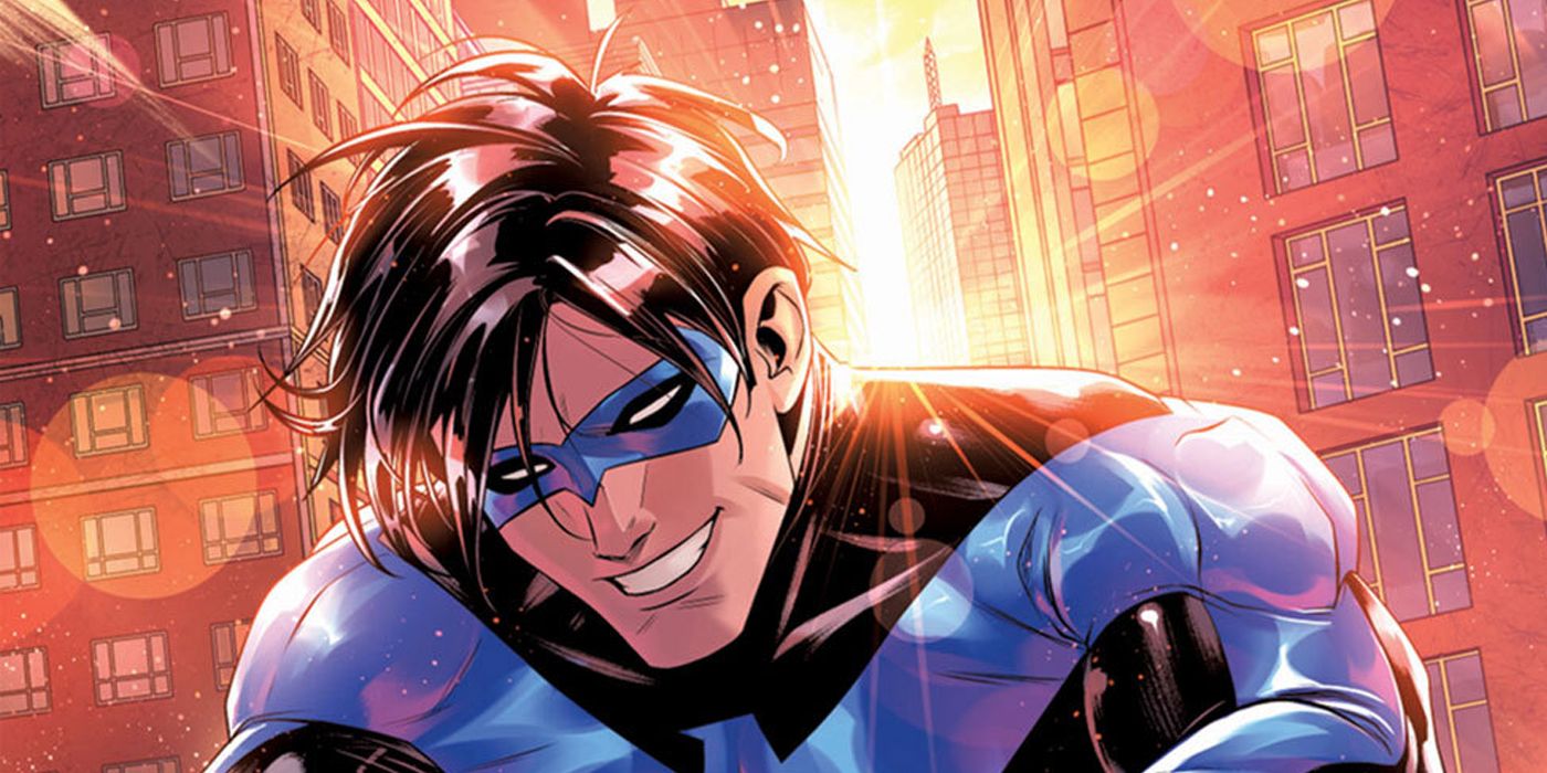 Haley and Dick Grayson are adorably featured on a variant cover for Nightwing #91.
