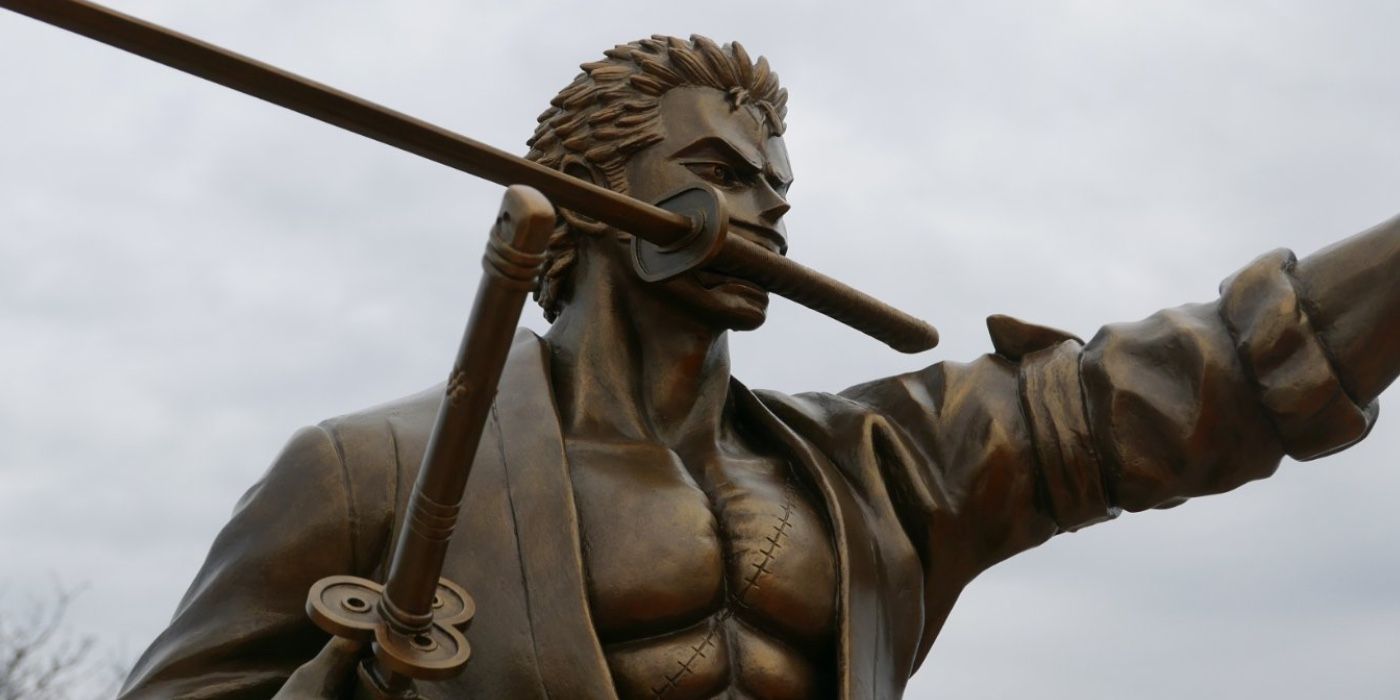 One Piece: Zoro Statue Erected in Series Creator's Hometown