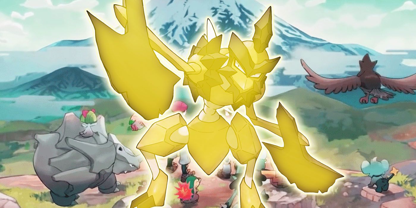 Pokémon Legends Arceus Kleavor Noble boss fight - Polygon