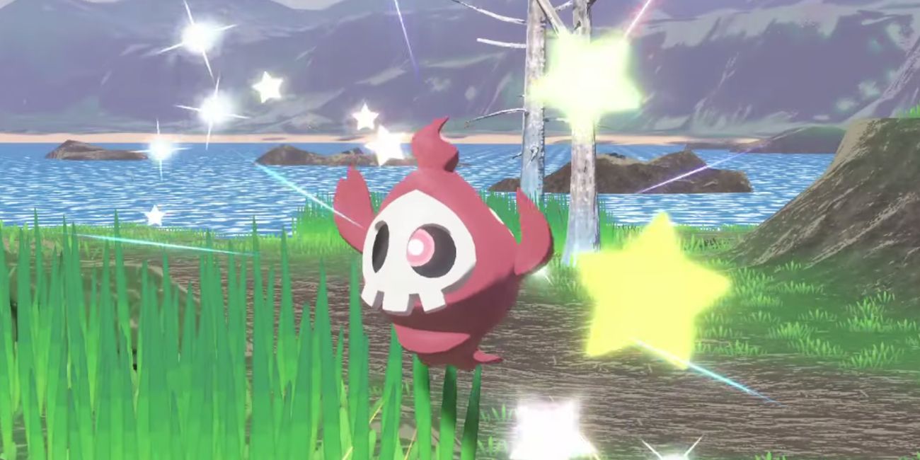 Screenshot of a Shiny Pokémon in Pokémon Legends: Arceus.
