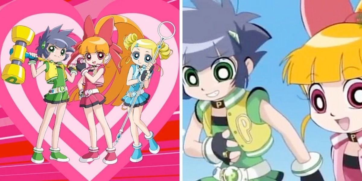 Images feature Blossom, Bubbles, and Buttercup from Powderpuff Girls Z