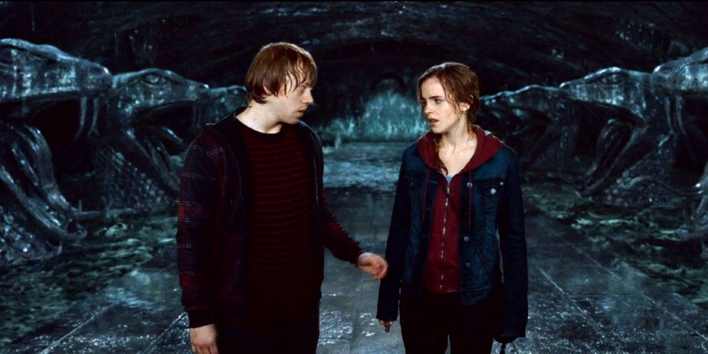 Ron and Hermione Deathly Hallows