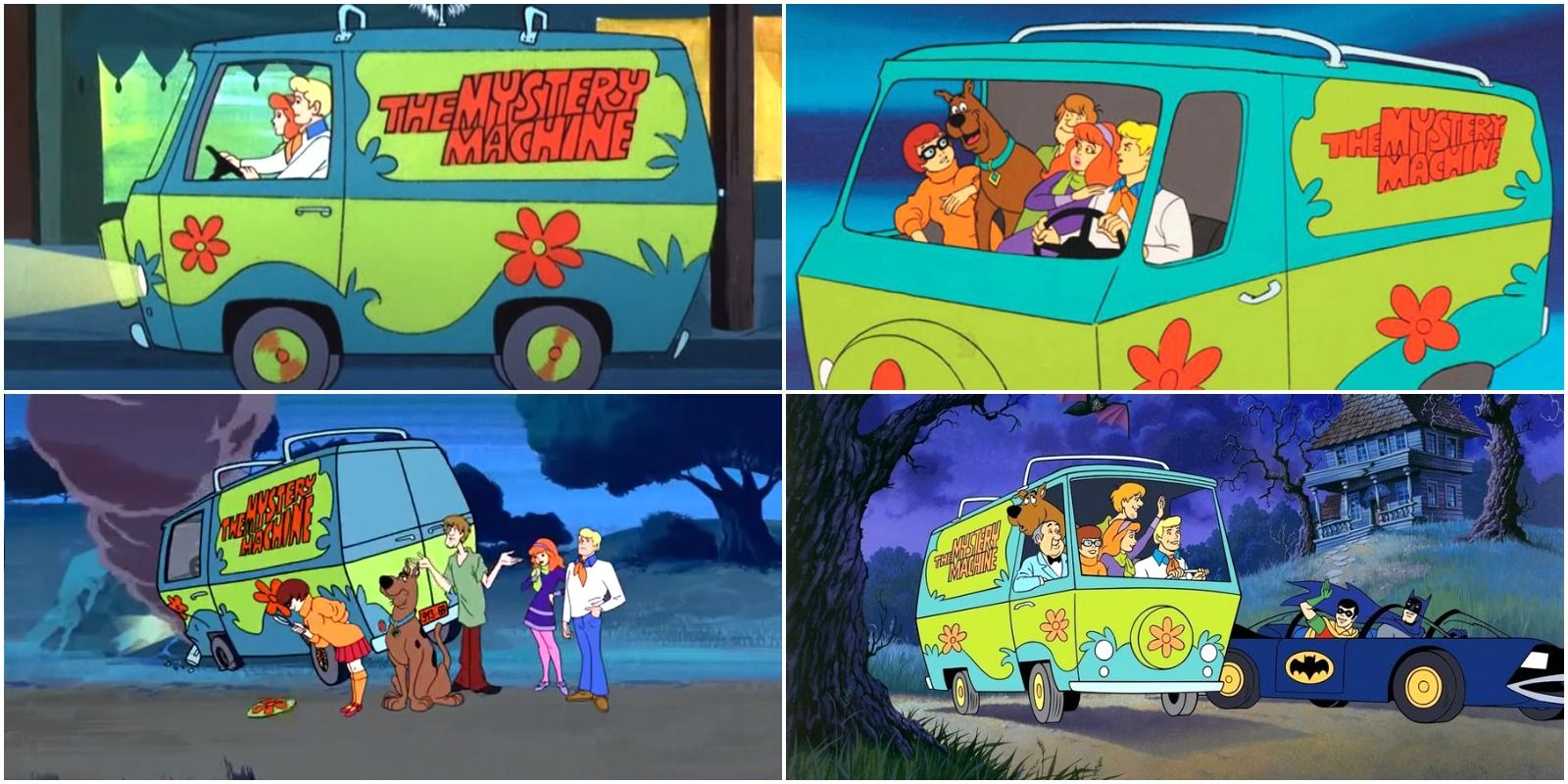 The original Mystery Machine from the original Scooby Doo Show