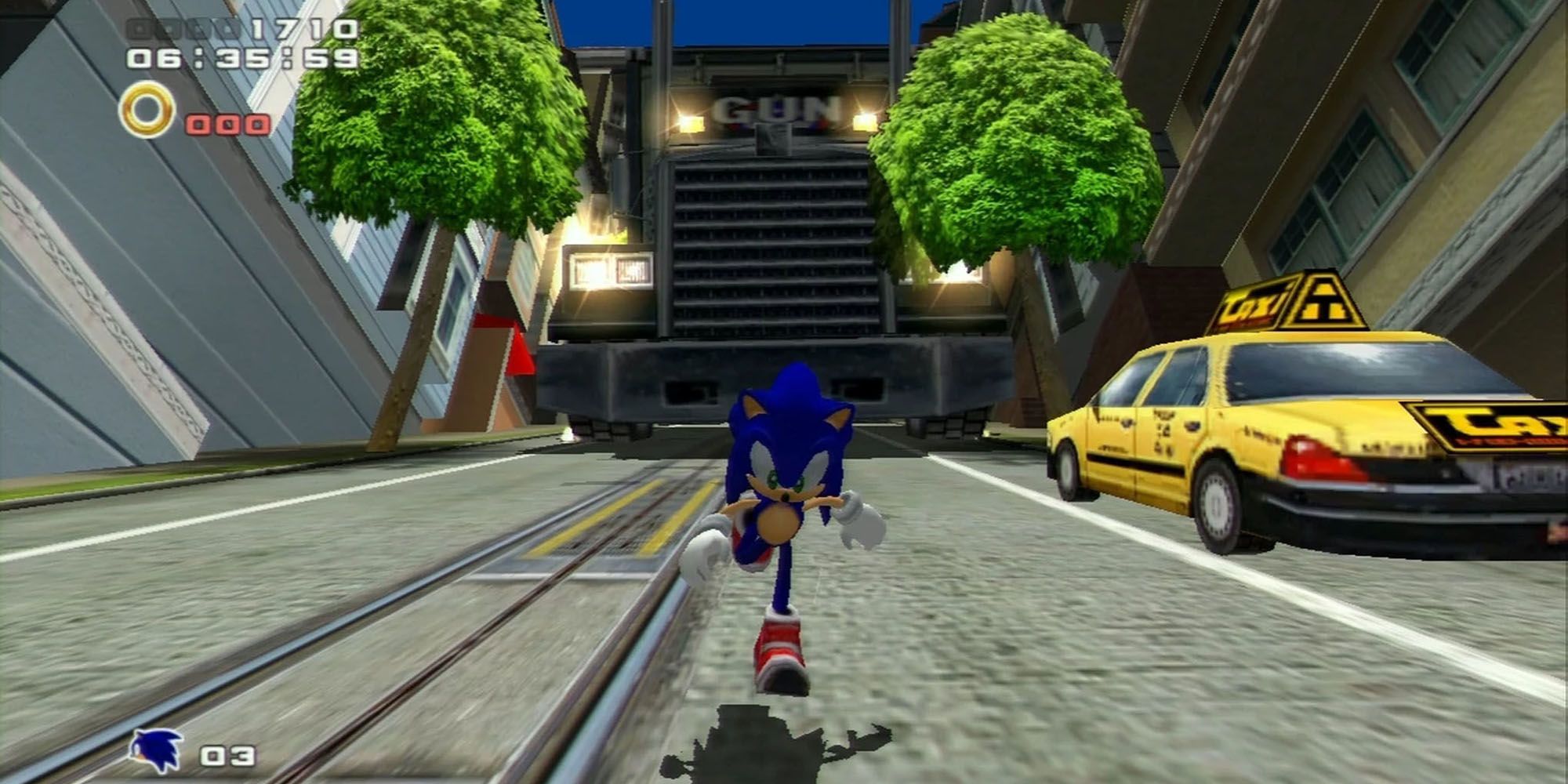 Sonic Adventure on the Dreamcast