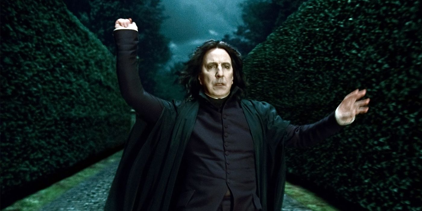 Alan Rickman como Severus Snape em Harry Potter e as Relíquias da Morte: Parte 1