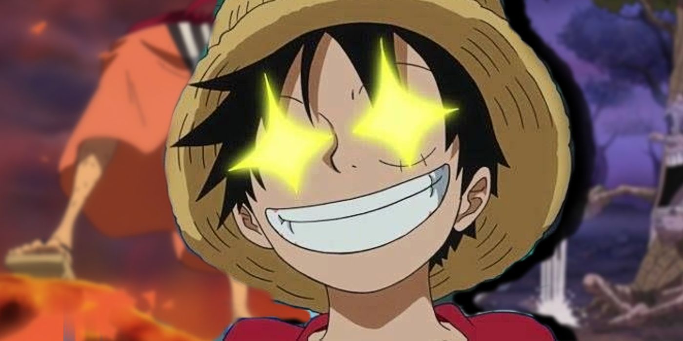 Shocked Luffy in One Piece