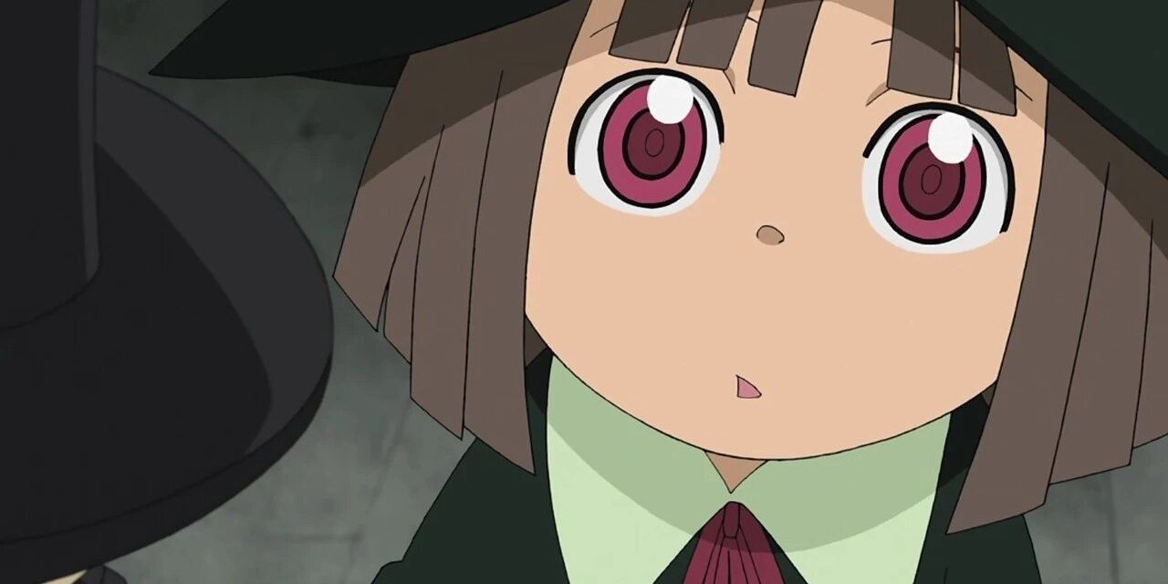 Angela Leone looks up curiously in Soul Eater