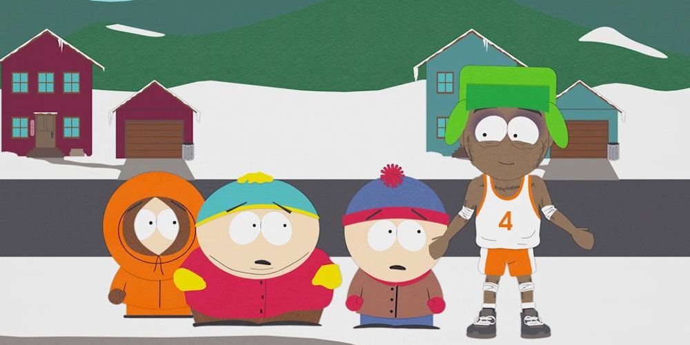 Kyle after his operation to play basketball in South Park