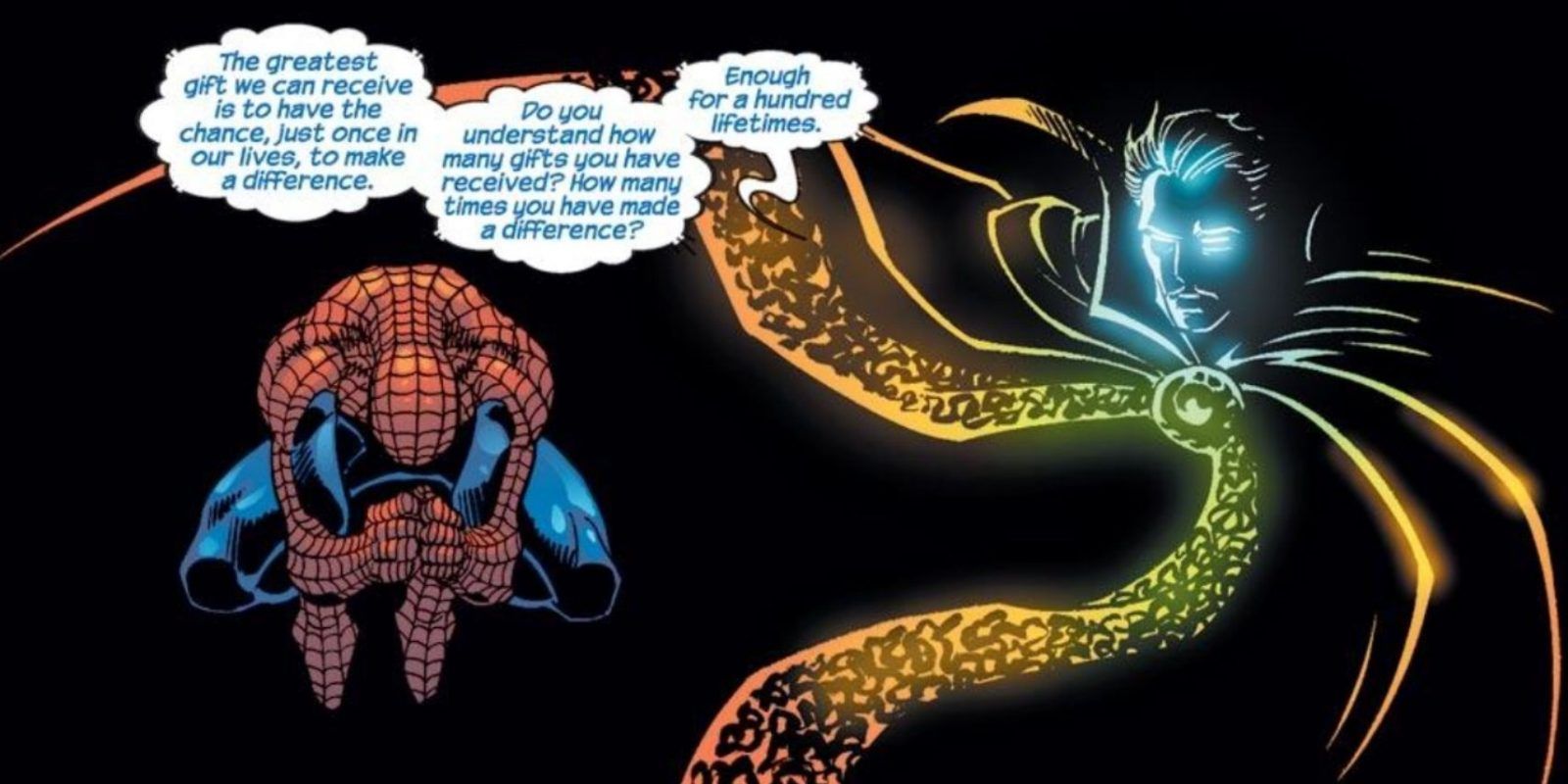 Dr. Strange Guides Spider-Man Through Time