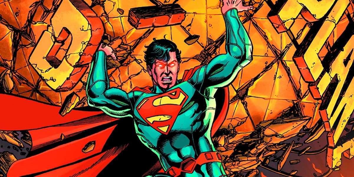 Superman lifting the Daily Planet's globe in DC Comics