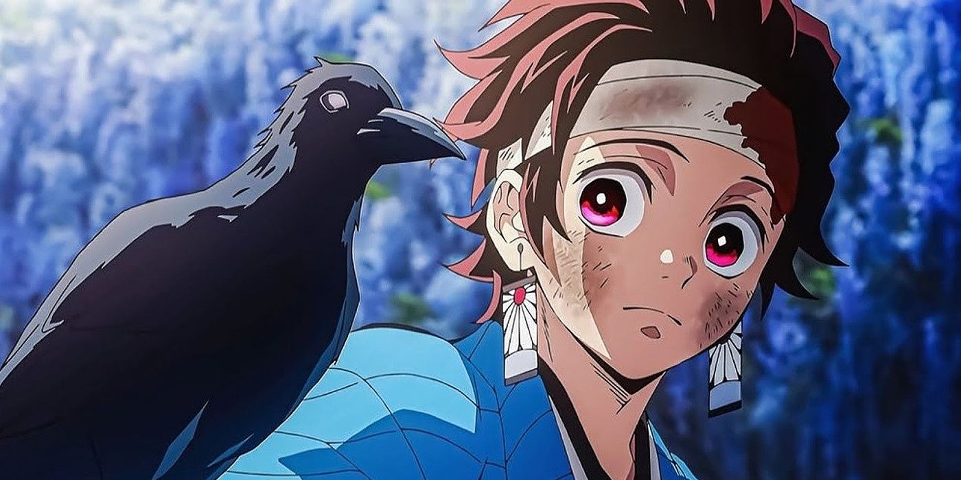 tanjiro with crow