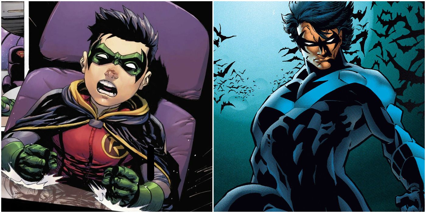 Damian Wayne and Nightwing