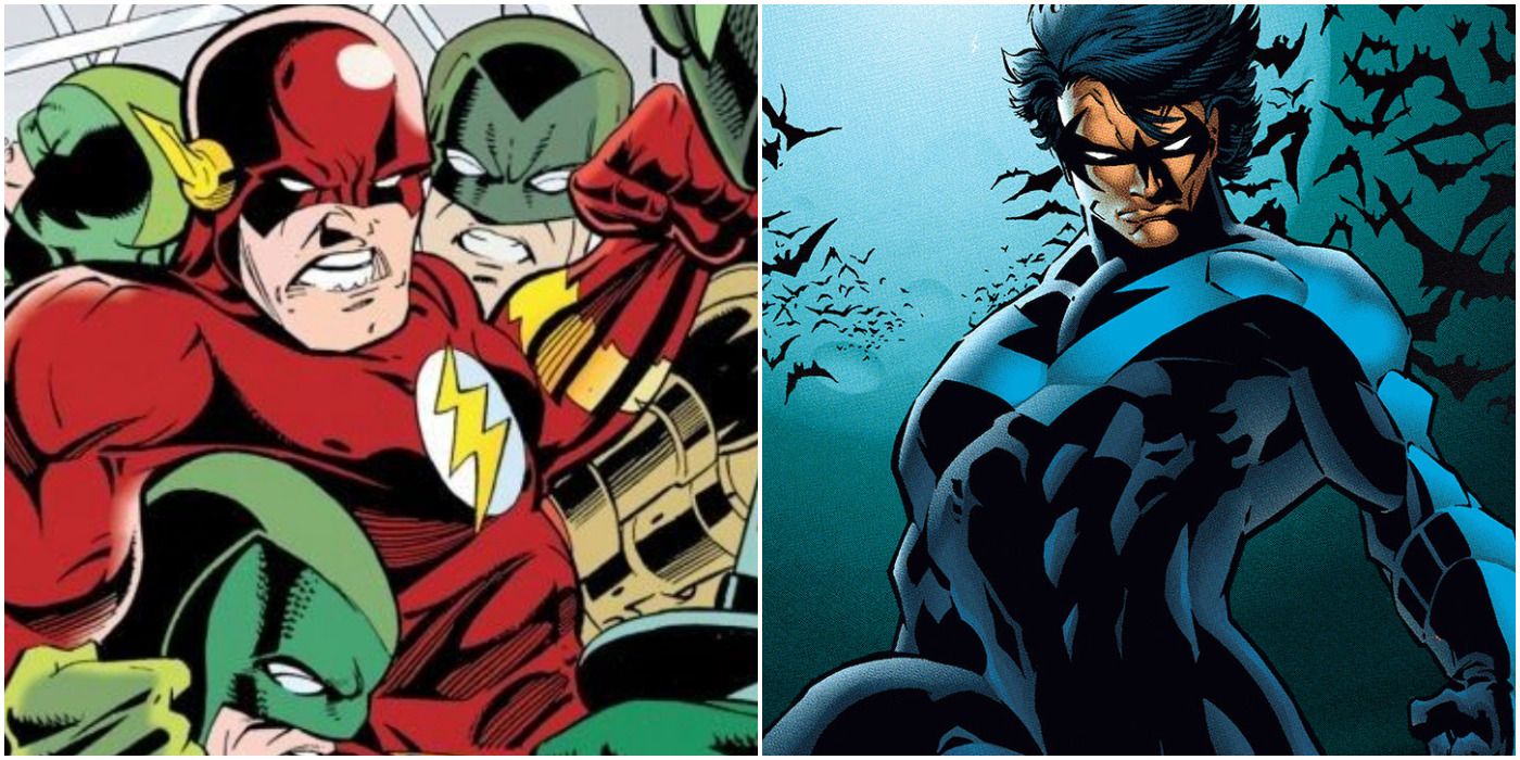 Wally West and Nightwing