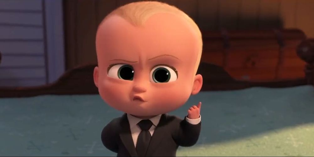 The Boss Baby sarcastically declares himself to be Jesus
