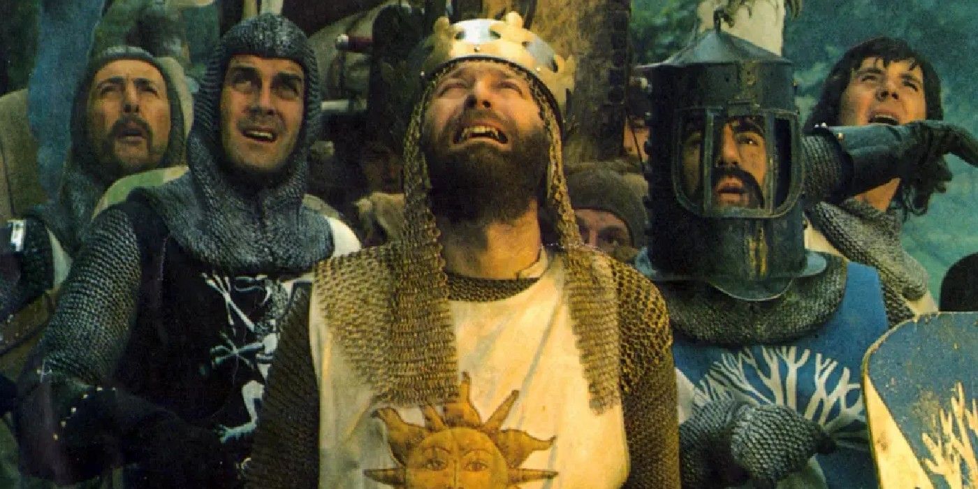 The Knights See God In Monty Python And The Holy Grail